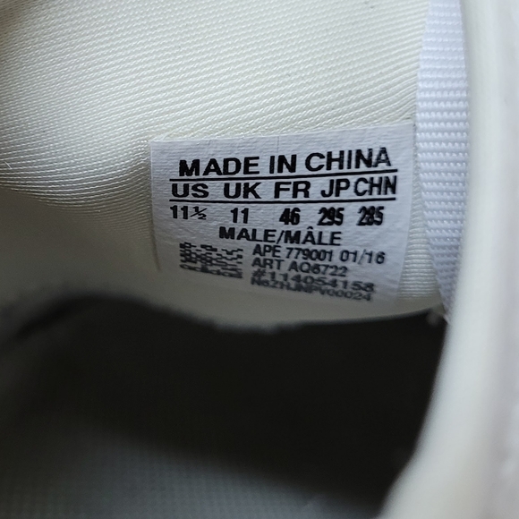 Adidas Original Tubular Radial White on White Men's Size 11.5 - Picture 7 of 12